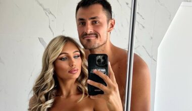 Bernard Tomic baby: Australian tennis star announces birth of daughter with long-time partner Keely Hannah