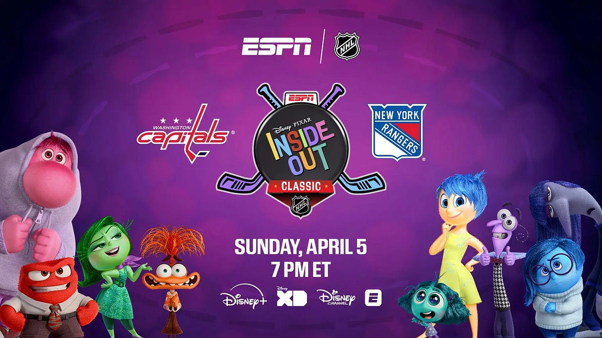 Tip Off With Riley For The NHL “Inside Out Classic” on Disney & ESPN.