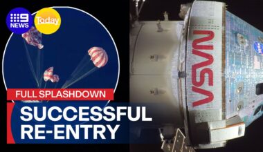 Watch 9News Latest Stories - Season 2026 - Artemis II crew successfully splashes down - 9Now