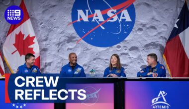 Watch 9News Latest Stories - Season 2026 - Artemis II crew reflect on historic moon journey - 9Now