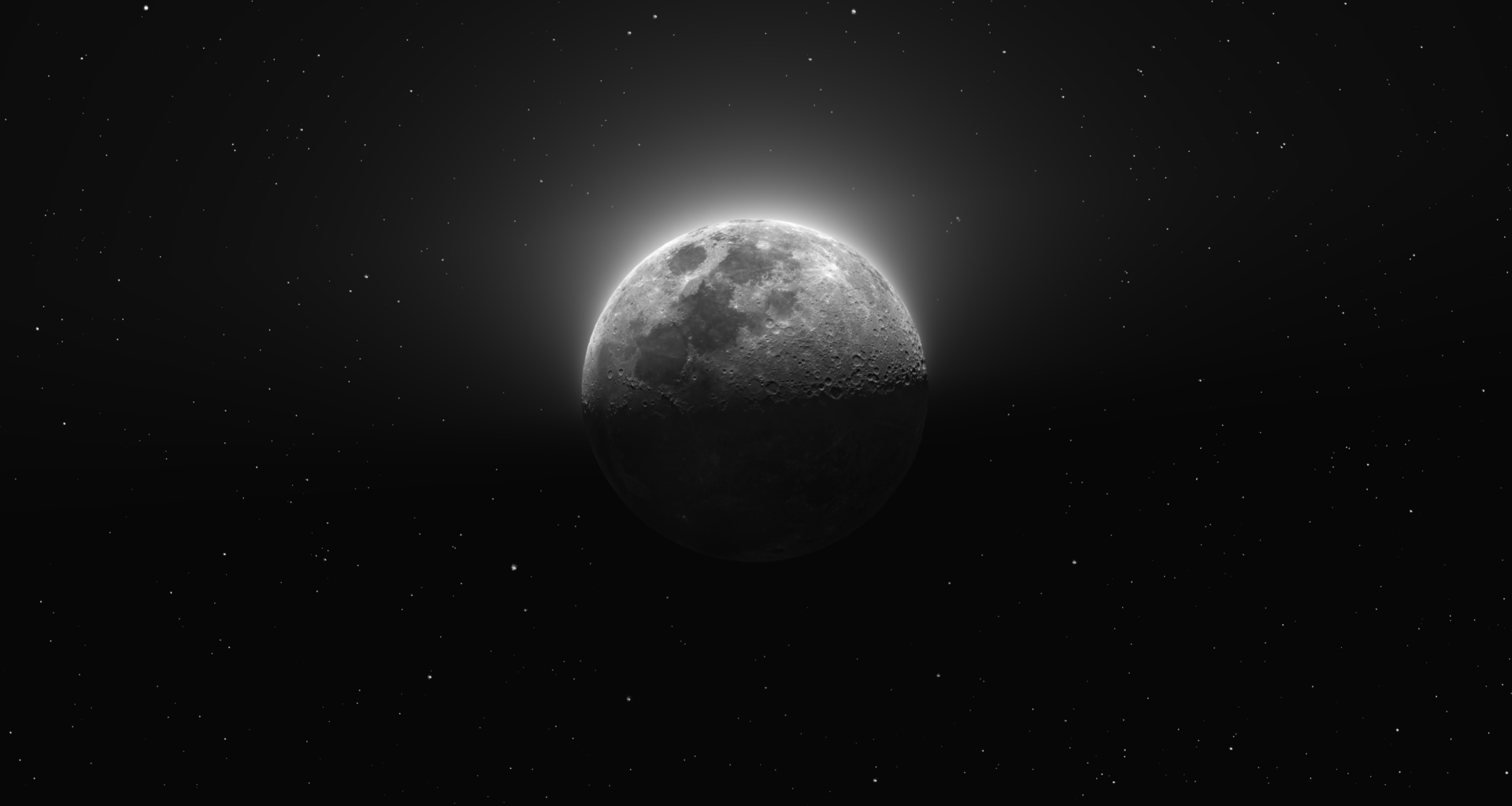 The moon as you rarely see it — How a photographer captured night and day on the first quarter moon
