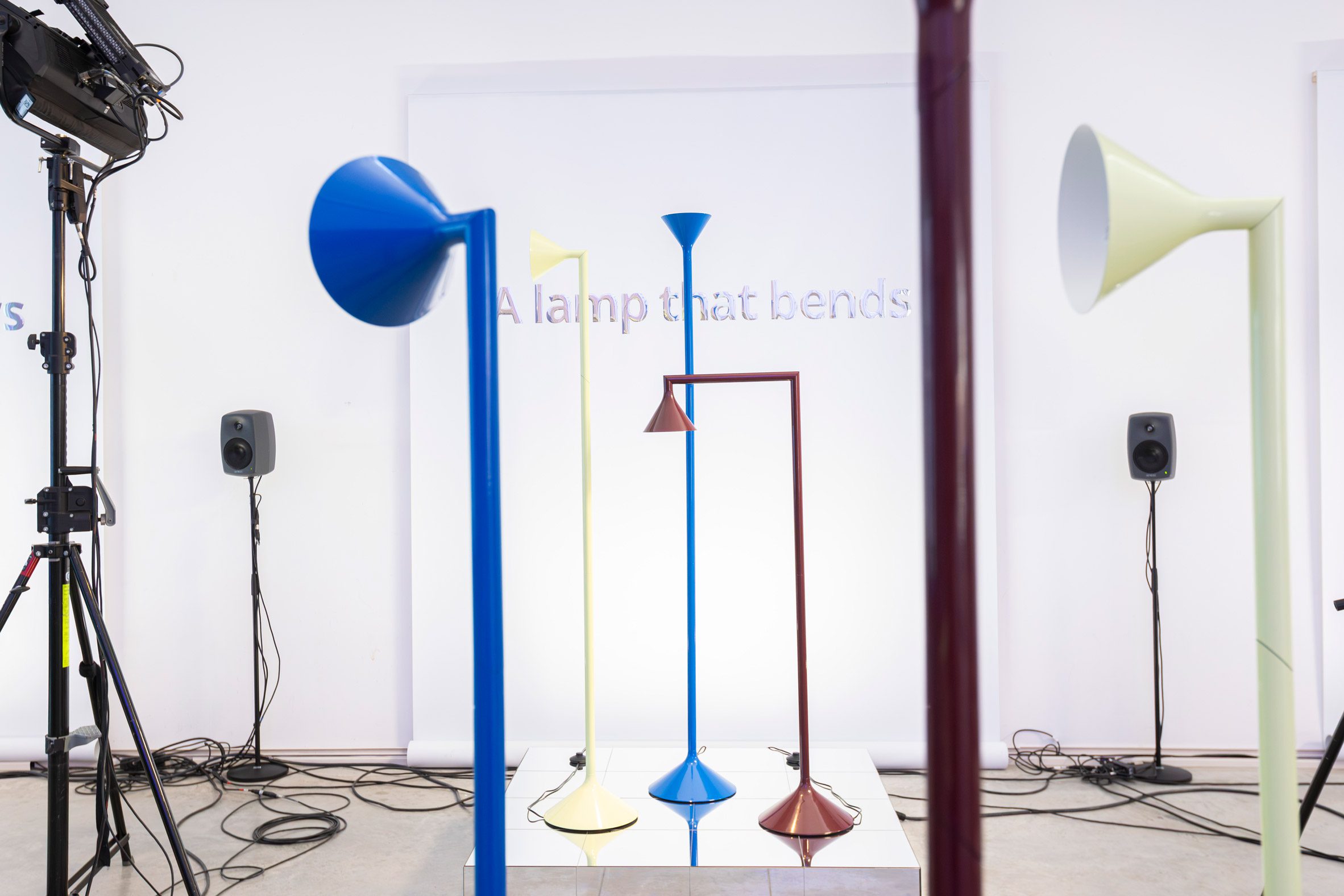 Colourful rotatable lamps by Lex Pott for IKEA's PS 2026 collection