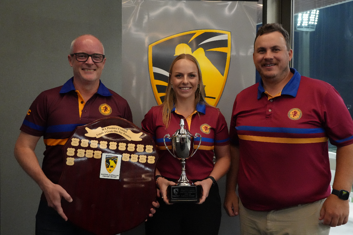 Naidoo, Subiaco-Floreat Cap Stellar Seasons On Premier Cricket’s Night of Nights