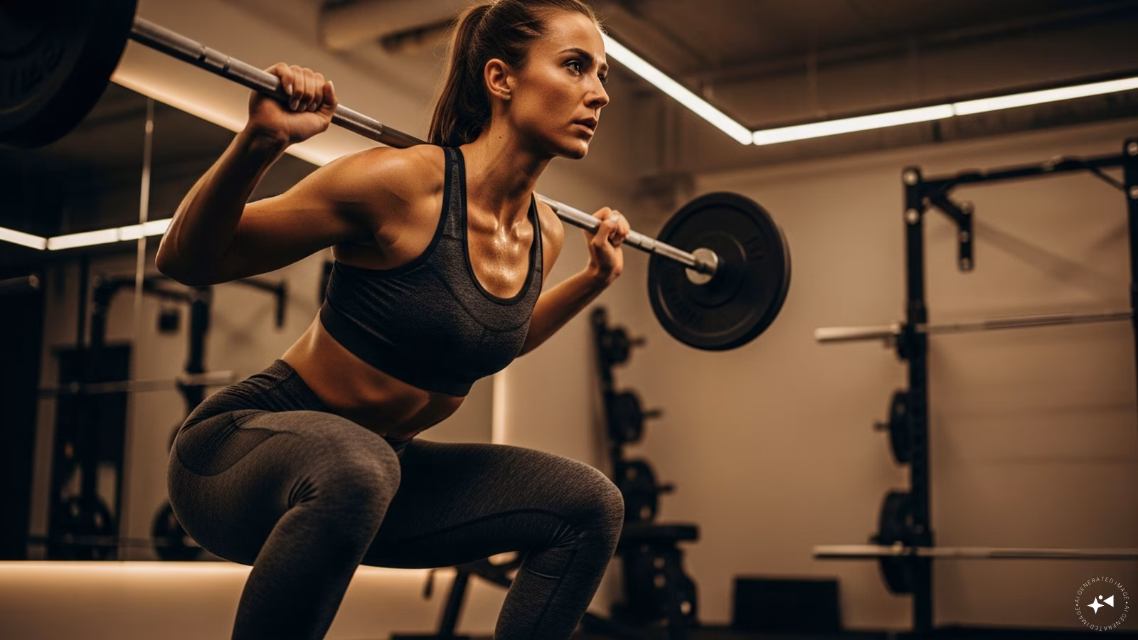Squats: Squats are a powerful lower-body workout that target the thighs, glutes, calves, and core. They help improve mobility, strengthen the legs, and support better posture. Squats are a great functional exercise because they mimic everyday movements like sitting and standing.