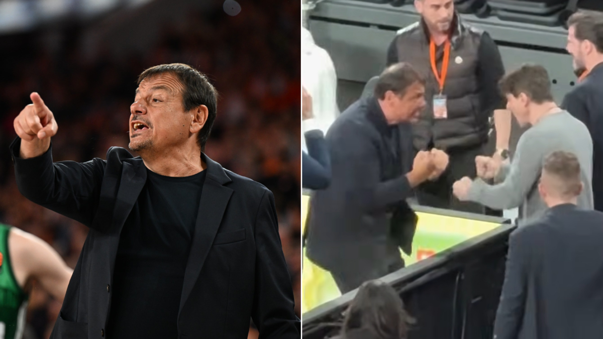 Ergin Ataman explains viral moment with Dimitris Giannakopoulos