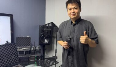 Favian Ngan, founder of AV Production and touring monitor engineer