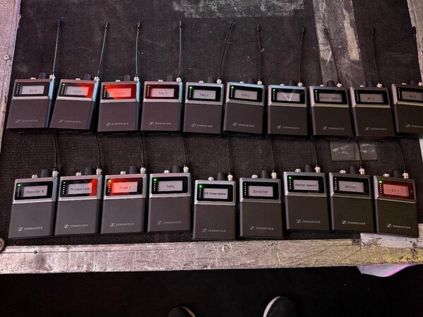 Favian first deployed Spectera at a major stop on the tour as part of the Sennheiser Spectera Pioneer Programme