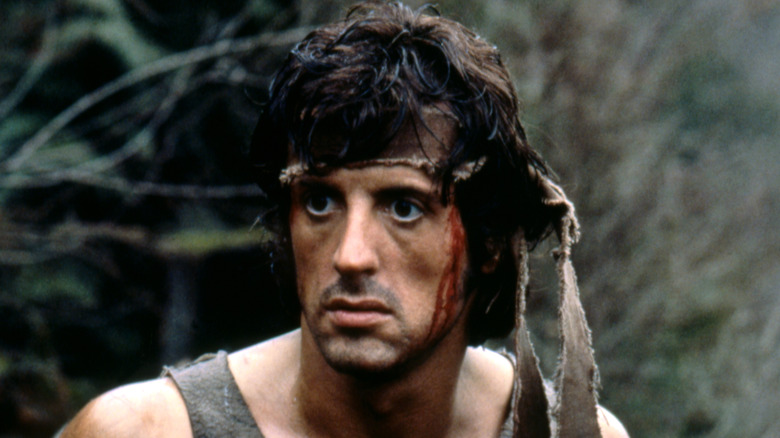 Sylvester Stallone as John Rambo in 
