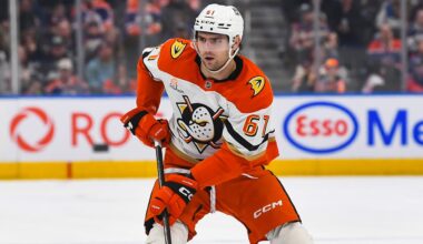 NHL Status Report: Gauthier out for Ducks against Sharks