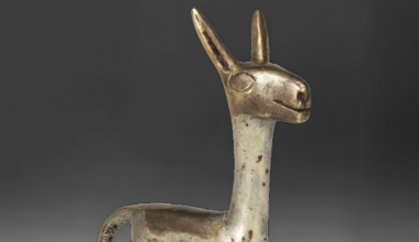 Miniature camelid effigy: A silver llama with a wry smile that the Inca crafted 600 years ago