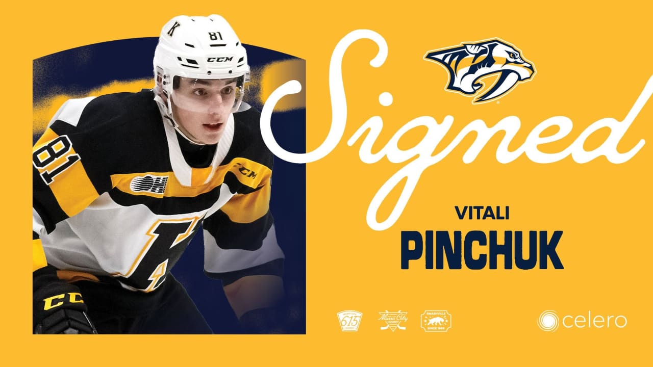 Predators Sign Vitali Pinchuk to One-Year, Entry-Level Contract