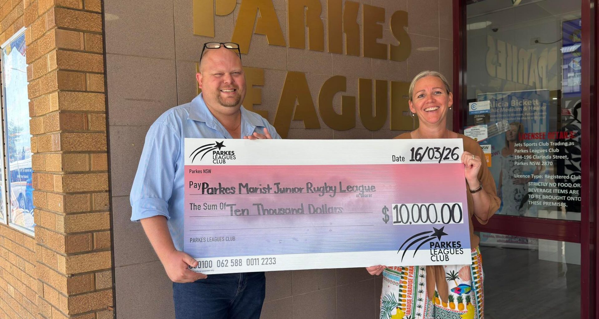 Generous support for next generation of footy players