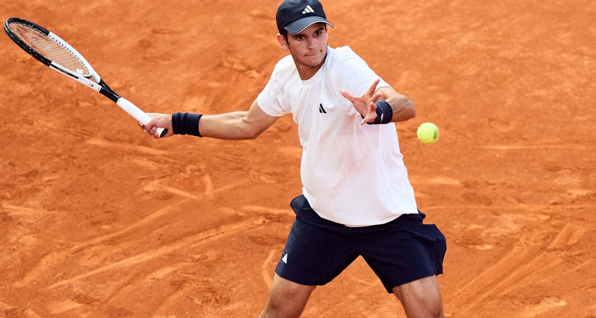 Hometown #NextGenATP star Rafael Jodar in action at the 2026 Mutua Madrid Open.