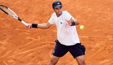 Hometown #NextGenATP star Rafael Jodar in action at the 2026 Mutua Madrid Open.