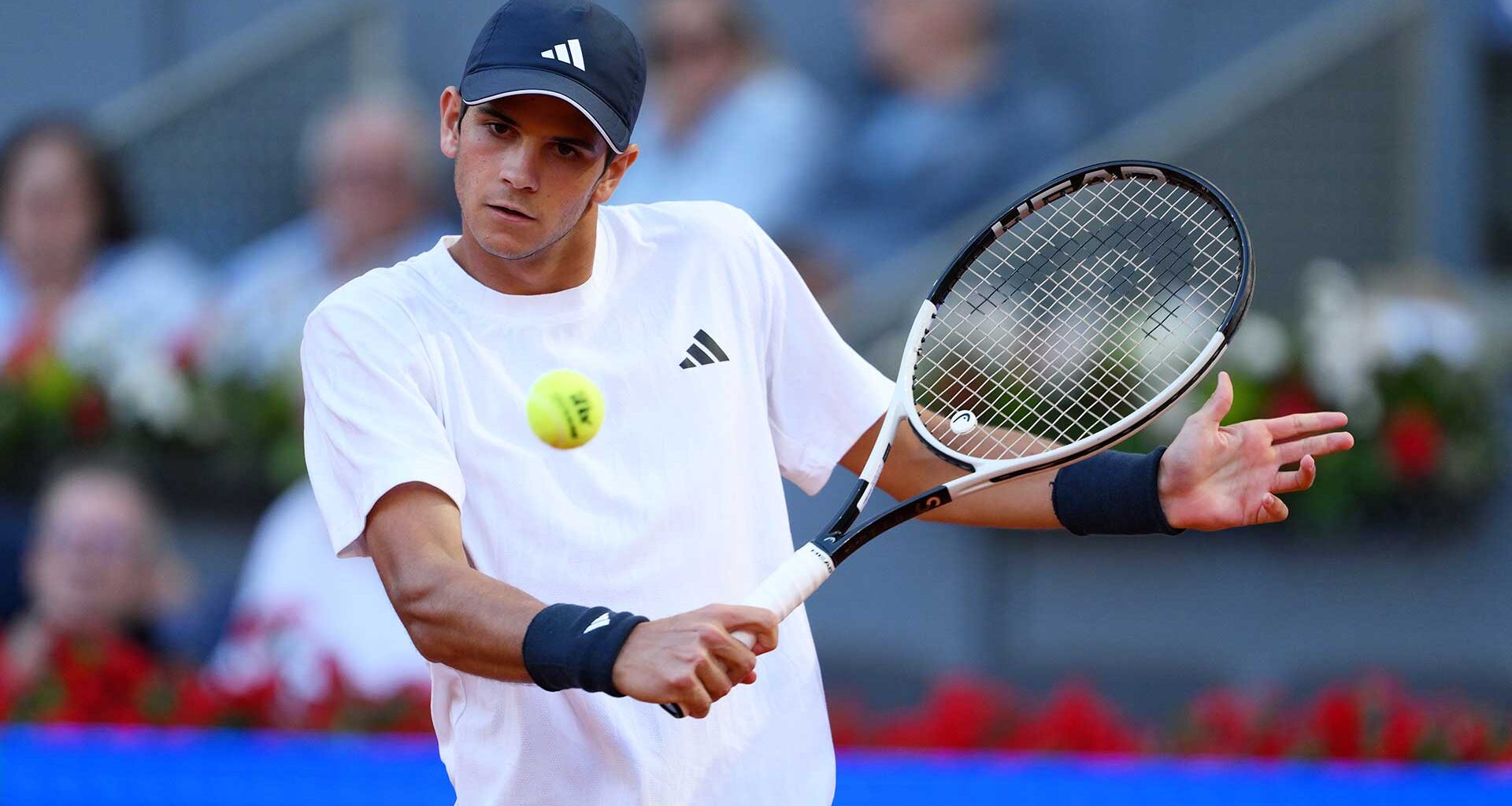 Rafael Jodar in action on his debut in Madrid.