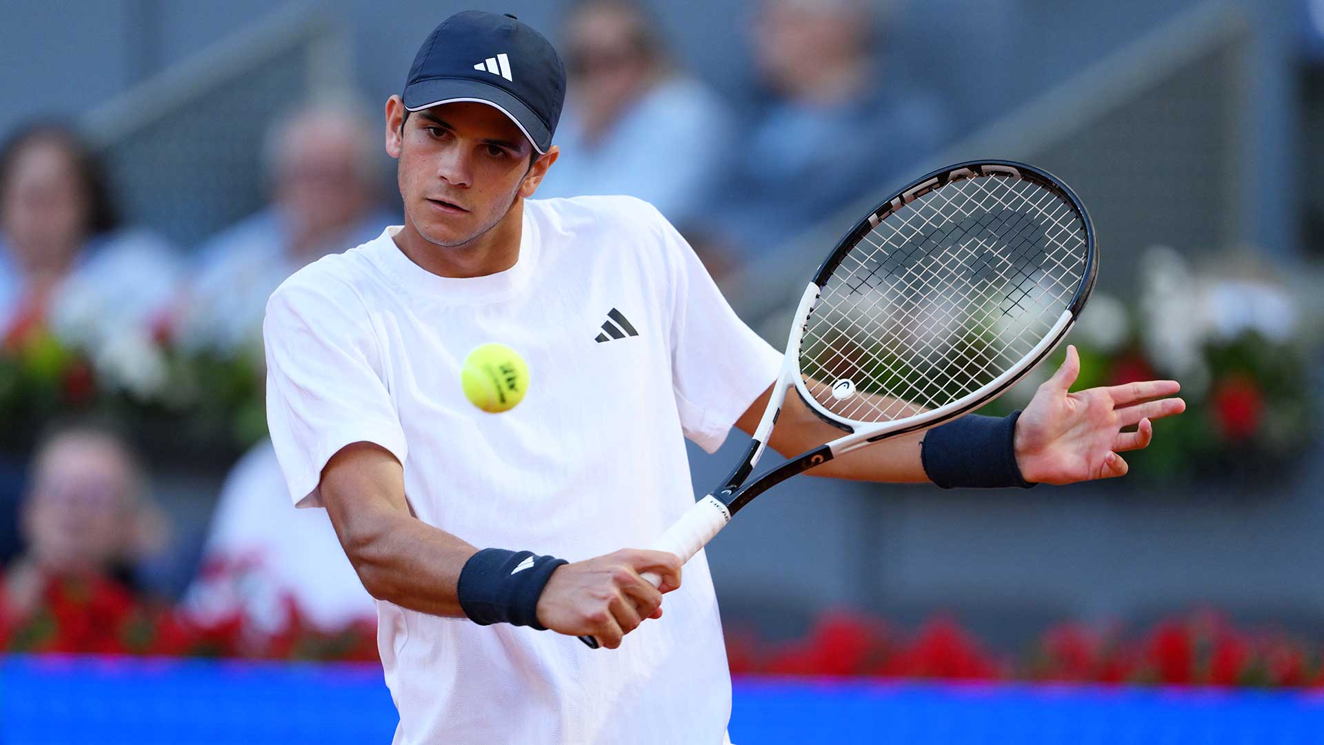 Rafael Jodar in action on his debut in Madrid.