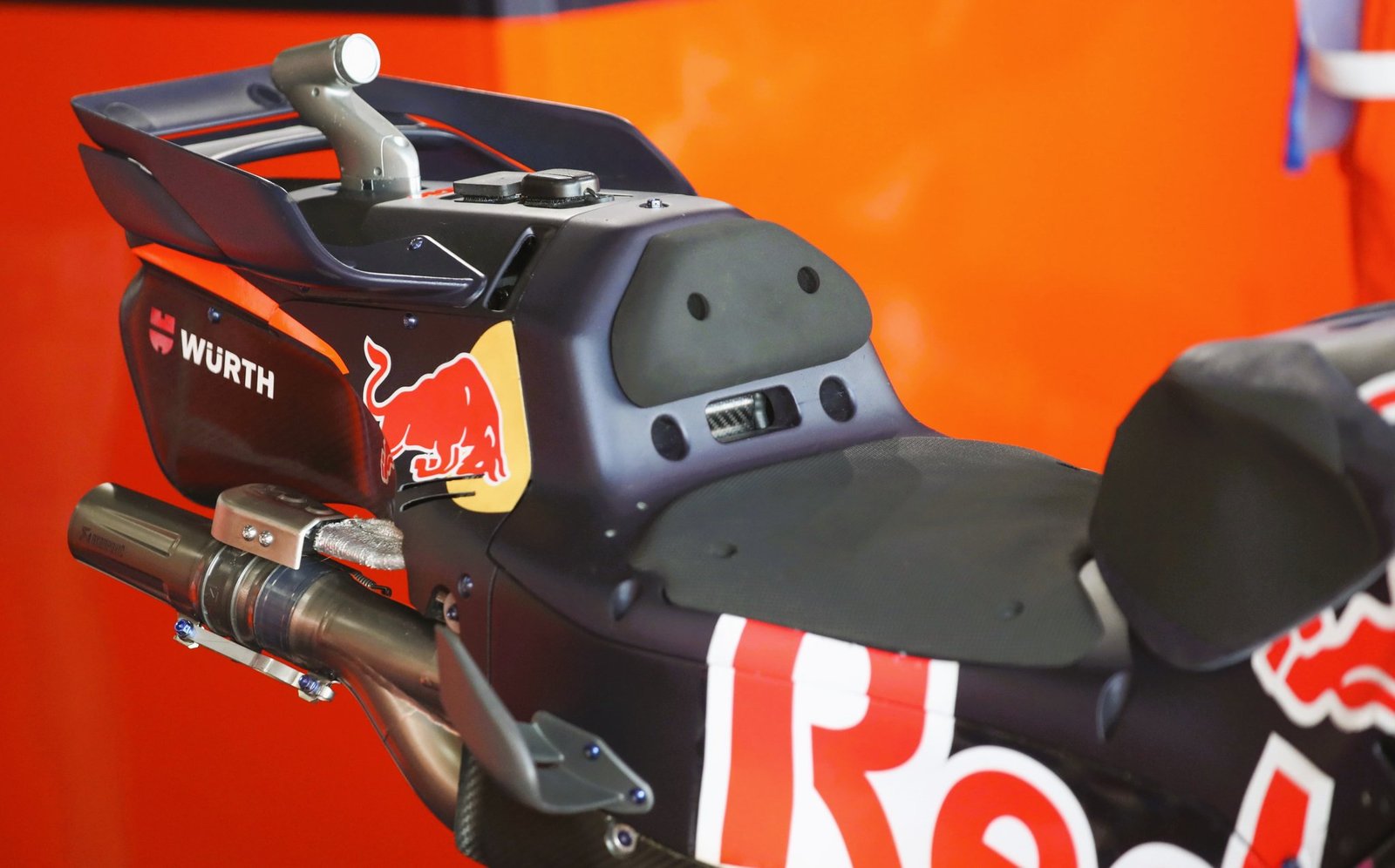 KTM rear aero and leg wings, MotoGP 2026.