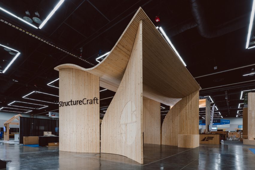 Lake Flato Mass Timber pavilion
