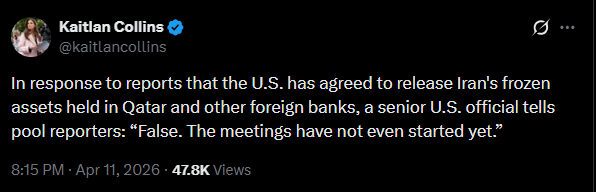 A screenshot of an X post by CNN reporter Kailtan Collins