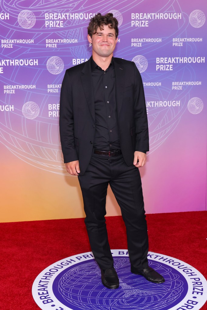 Magnus Carlsen attends the Breakthrough Prize Ceremony