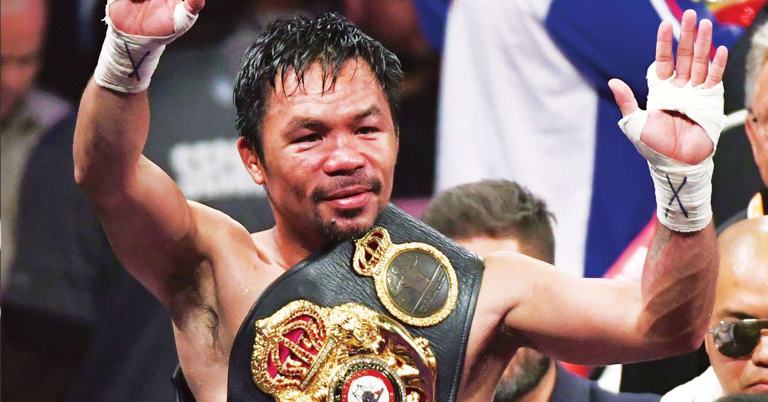 Manny Pacquiao names the top 3 greatest fighters of all time