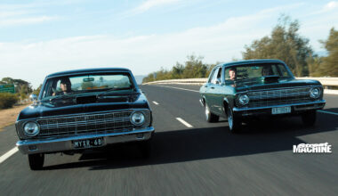 Two near-identical Ford XR Fairmonts