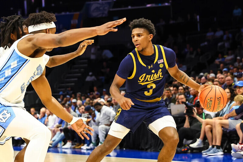 Notre Dame transfer Markus Burton.