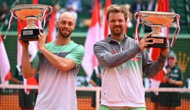 Tim Puetz/Kevin Krawietz lift the trophy in Monte-Carlo.