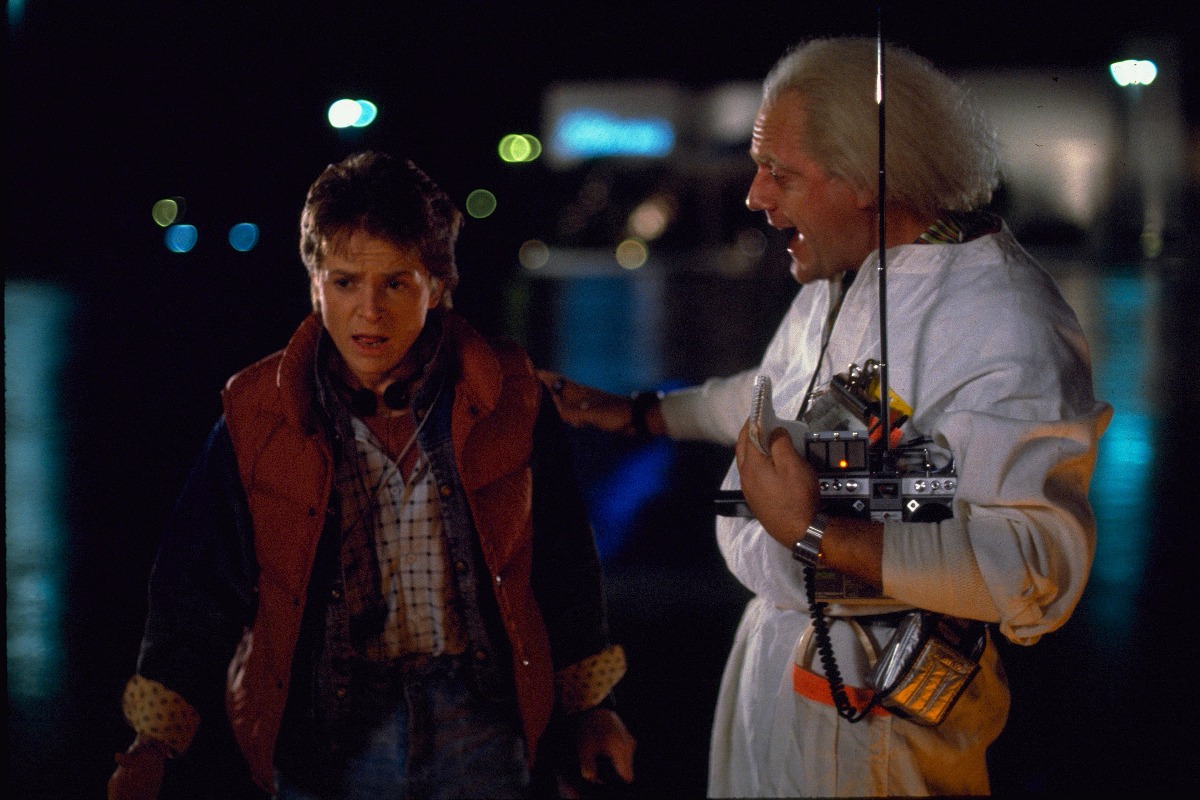 Michael J. Fox Back to the Future scene