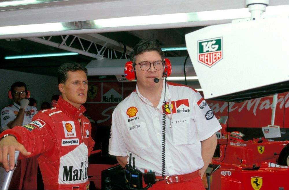 Schumacher reunited with Brawn at Ferrari in 1997