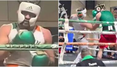 UFC Star Conor McGregor Takes Part in Surprise Boxing Match
