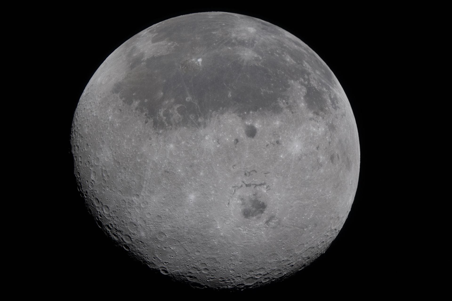The moon taken by Artemis II