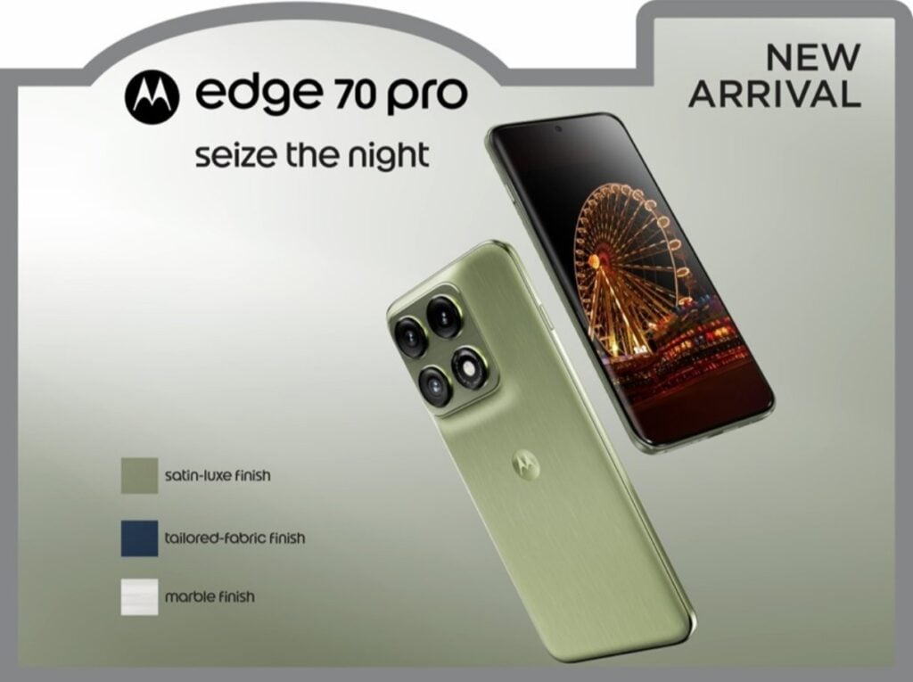 Motorola Edge 70 Pro spotted in leaked promo materials