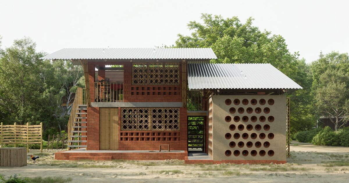 mud, bamboo, and tin craft a vernacular home in rural bangladesh