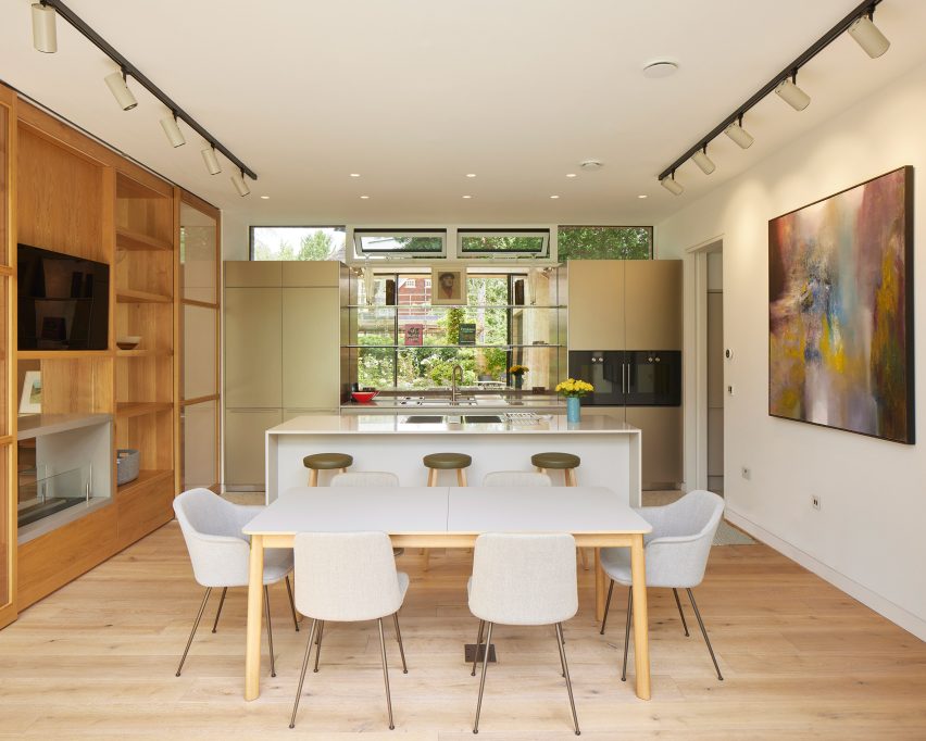 Dining space within British home