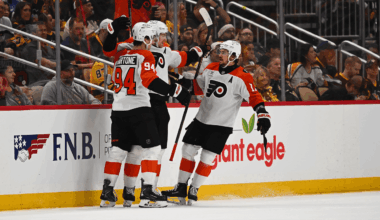 Sanheim breaks tie in 3rd, Flyers defeat Penguins in Game 1 of Eastern 1st Round
