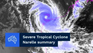 Severe Tropical Cyclone Narelle's journey across northern Australia