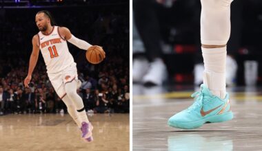 Most Worn NBA Sneakers 25-26 Regular Season