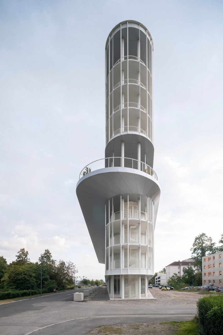 Exterior view of housing in France by Nicolas Laisné Architectes