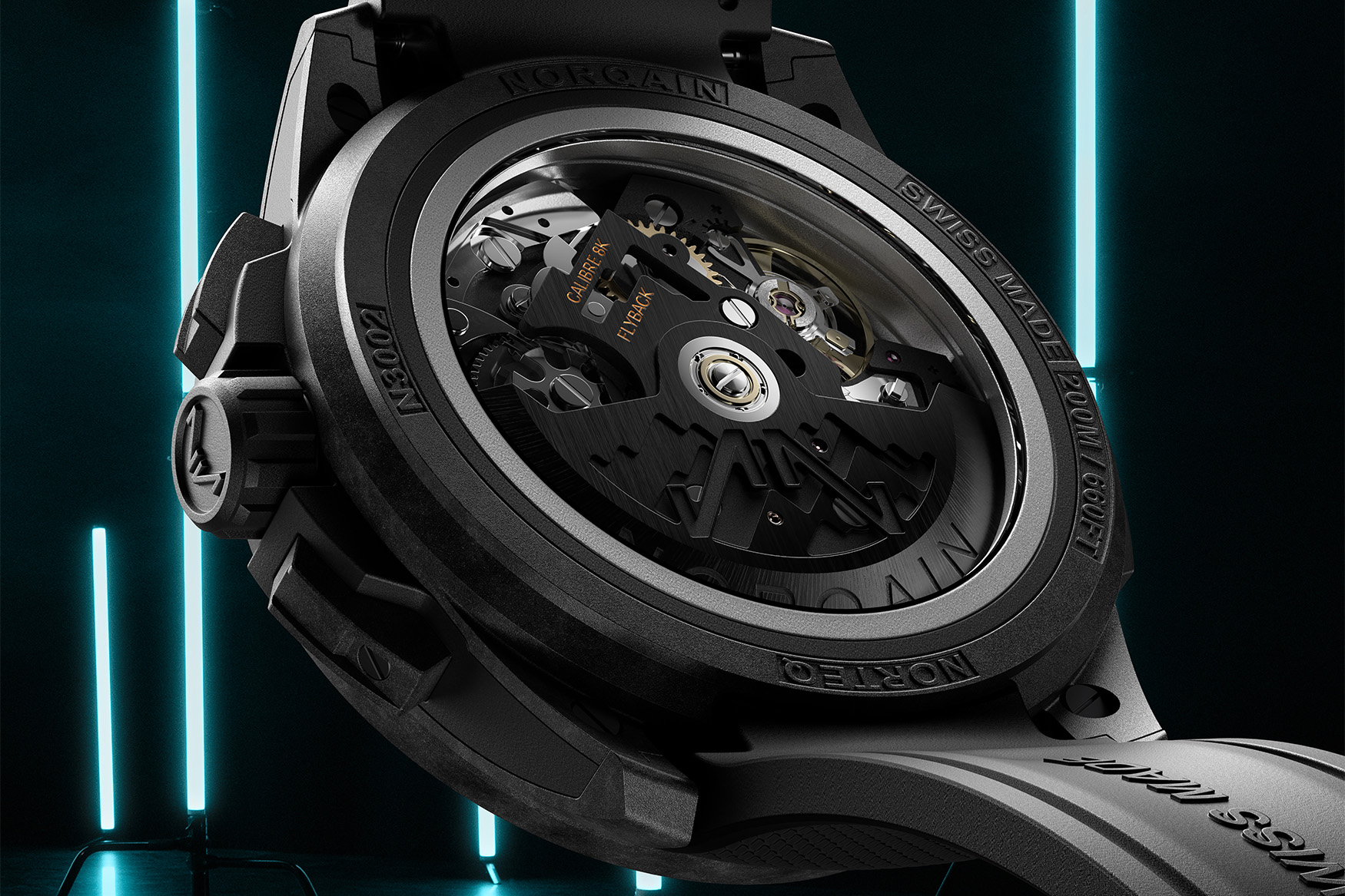 norqain wild one skeleton chrono 1