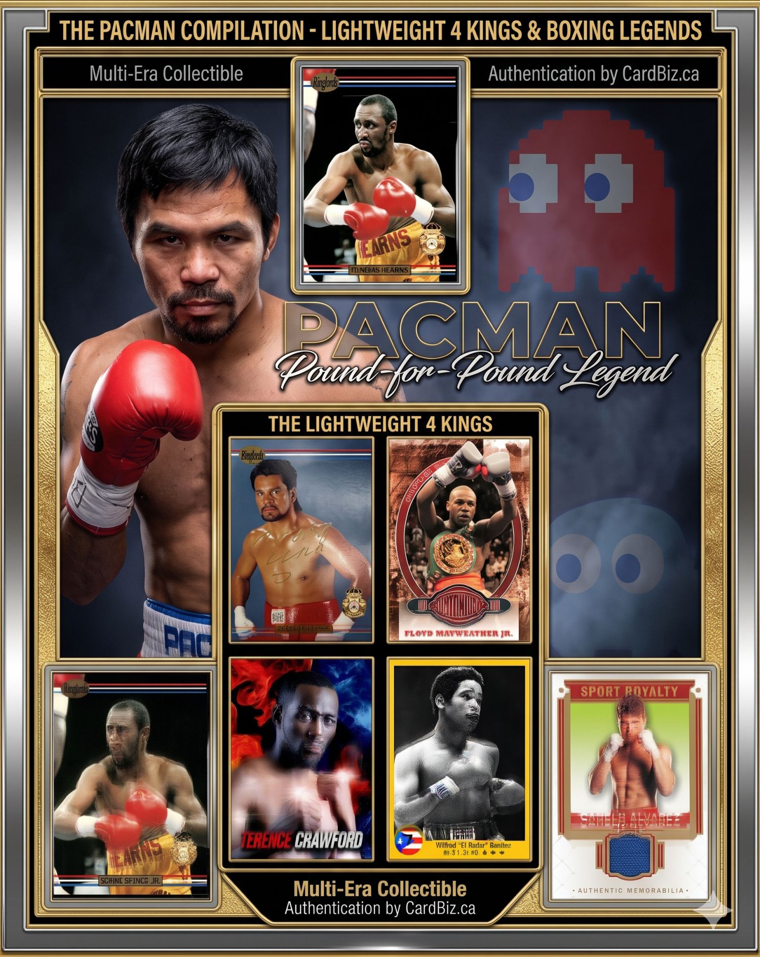 Pacquiao Montage Card - The Legends