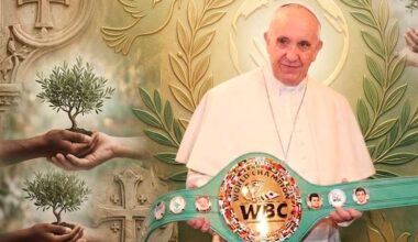 The Boxing World Honors the Memory of Pope Francis on the First Anniversary of His Passing