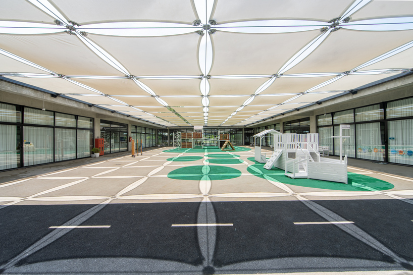 open courtyards and evolving green facades turn hyderabad school campus into living forest - 5