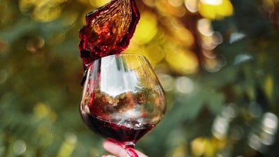A glass of red wine is not actually beneficial to health, shares Dr Vass. (Pexel)