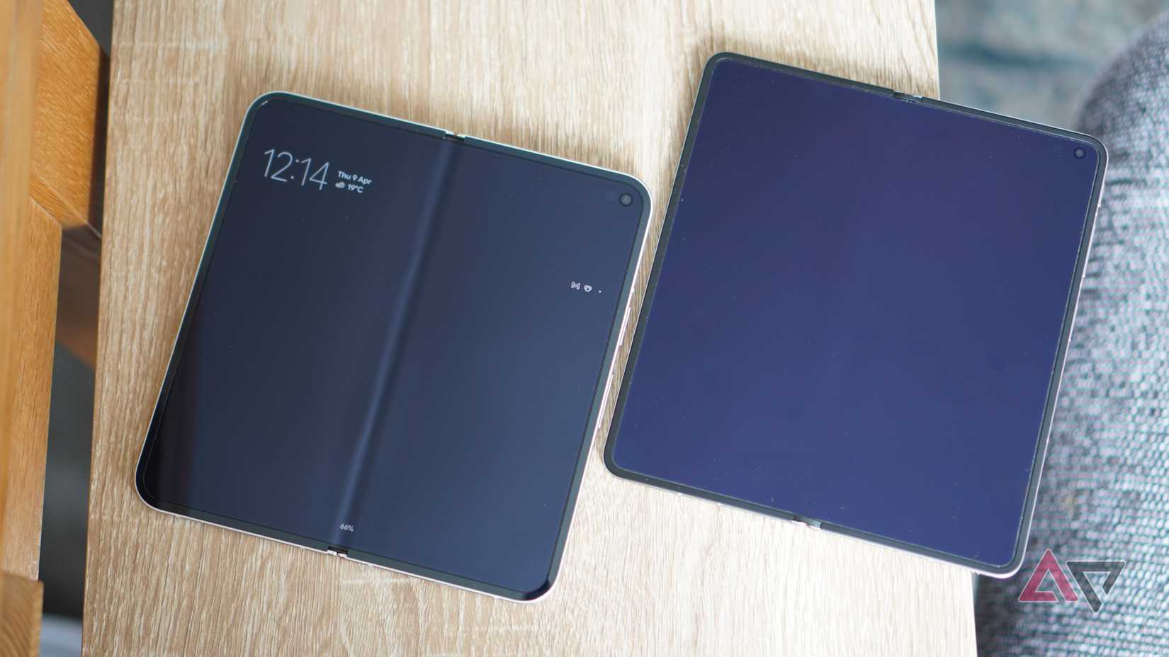 The open screen creases on the Google Pixel 9 Pro Fold and Oppo Find N6