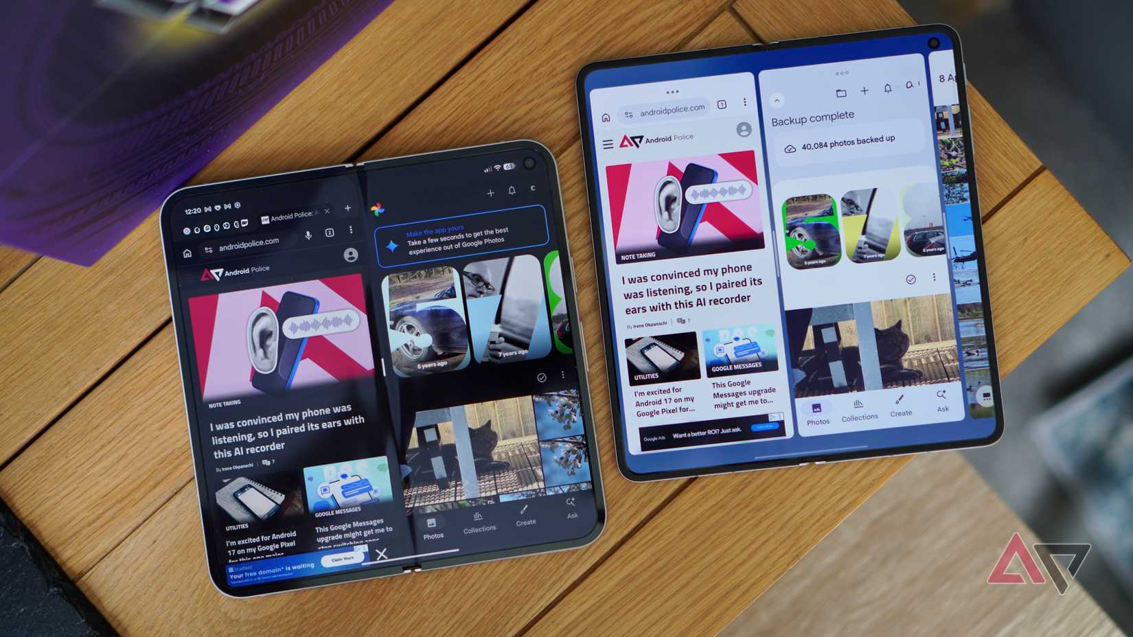 Multi-tasking on the Google Pixel 9 Pro Fold and Oppo Find N6