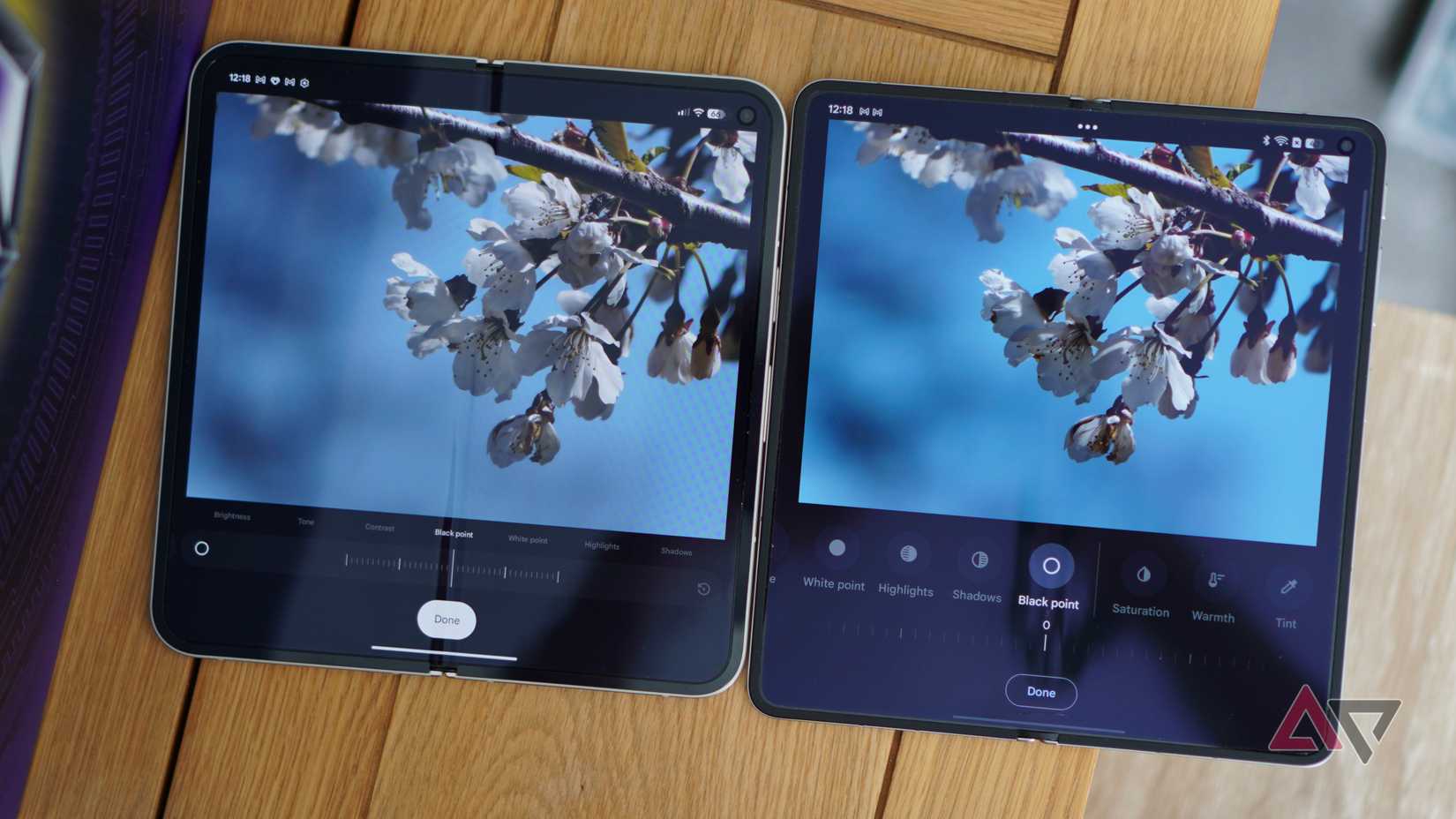 Google Photos on the Google Pixel 9 Pro Fold and Oppo Find N6