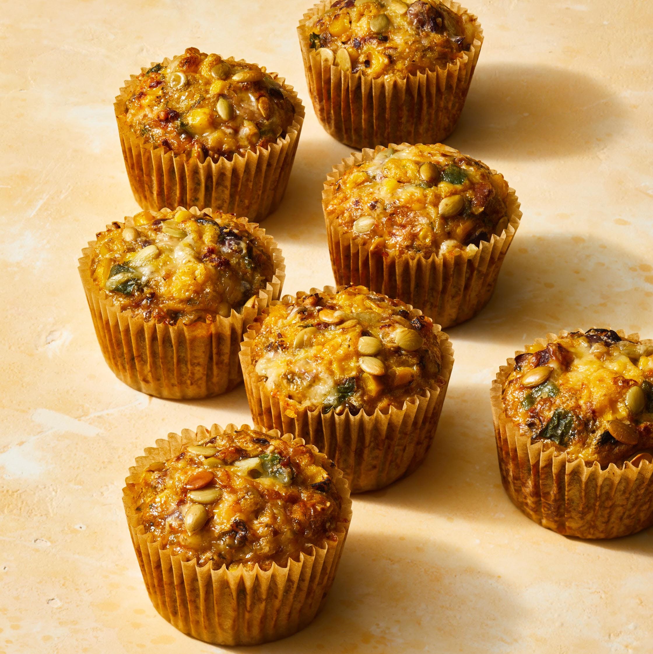 a group of muffins