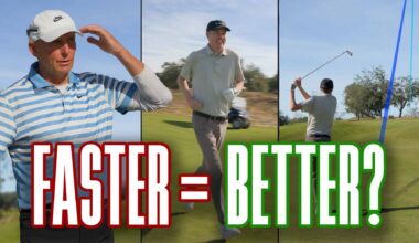 Stealing this from speed golf will help your ball striking