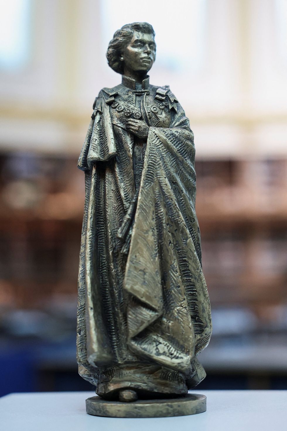 Queen statue